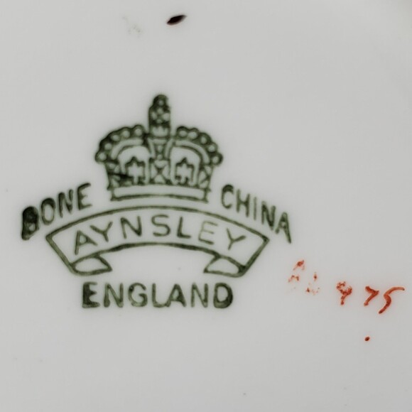 Aynsley Teacup and Saucer Cobalt Blue Vintage - Picture 9 of 9